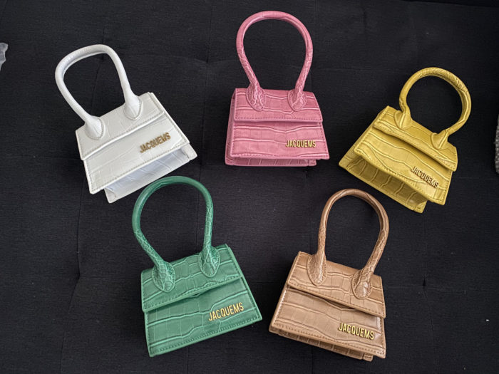 various color purses